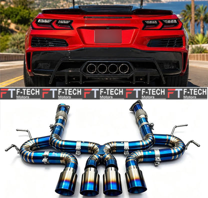 Titanium  Exhaust System For Chevrolet Corvette C8 Z06 2023+ 5.5L