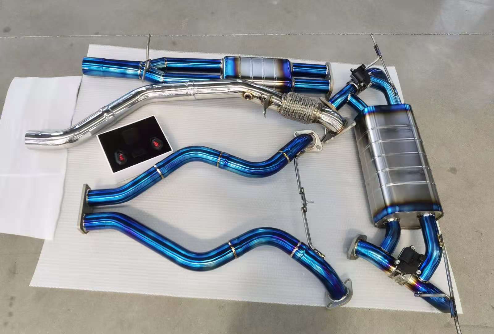 F Tech Motors Titanium Exhaust System for Land Rover Defender 110 L663 2020+