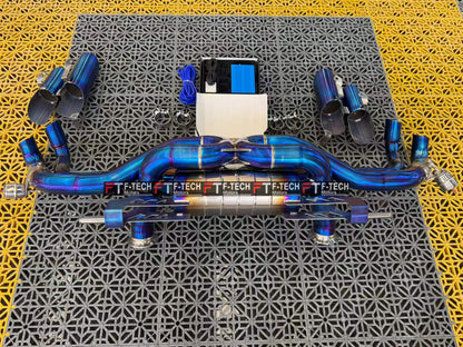 Titanium X Pipe Exhaust System For Lamborghini Huracan LP610 2014 - 2019