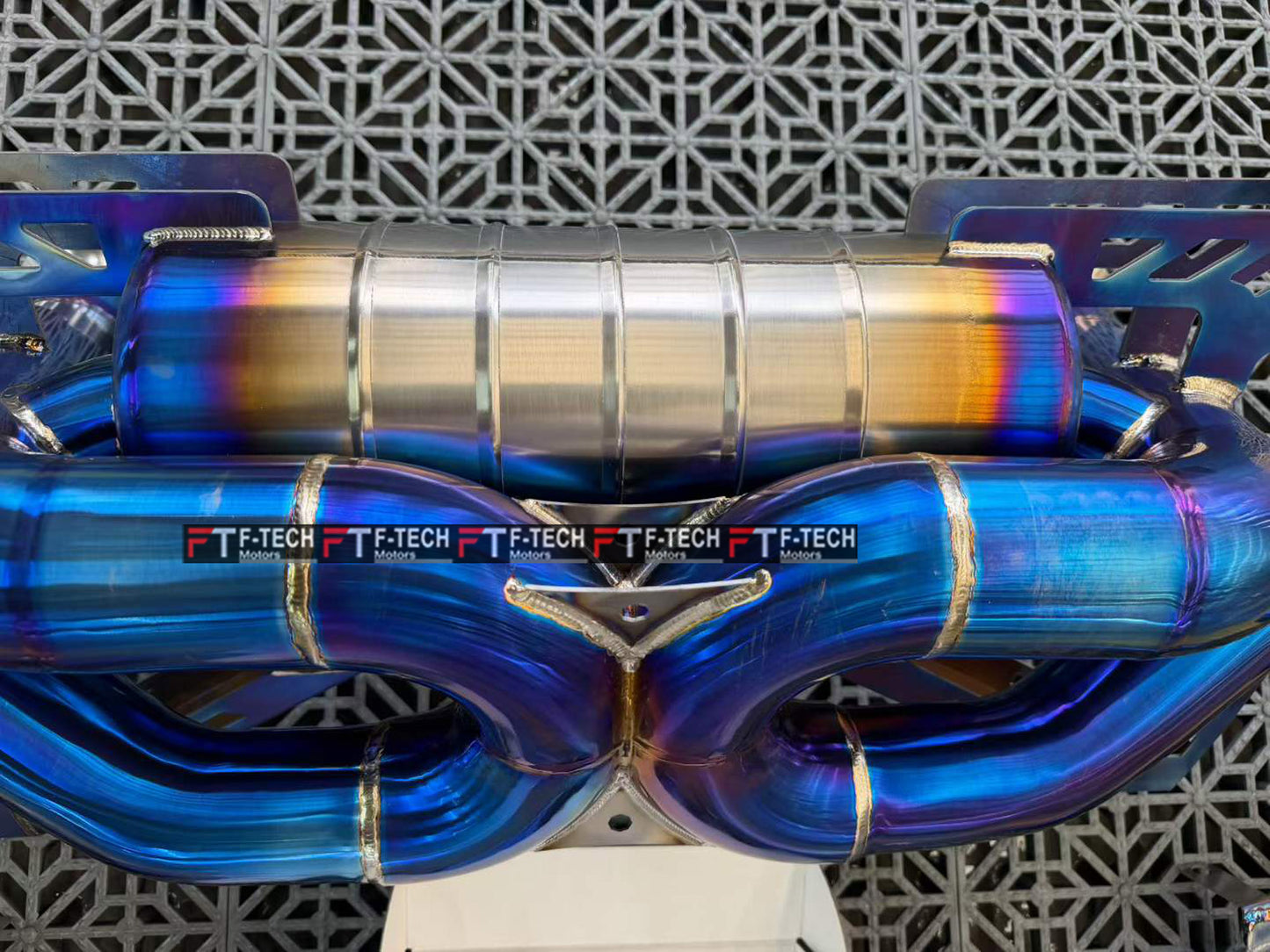 Titanium X Pipe Exhaust System For Lamborghini Huracan LP610 2014 - 2019
