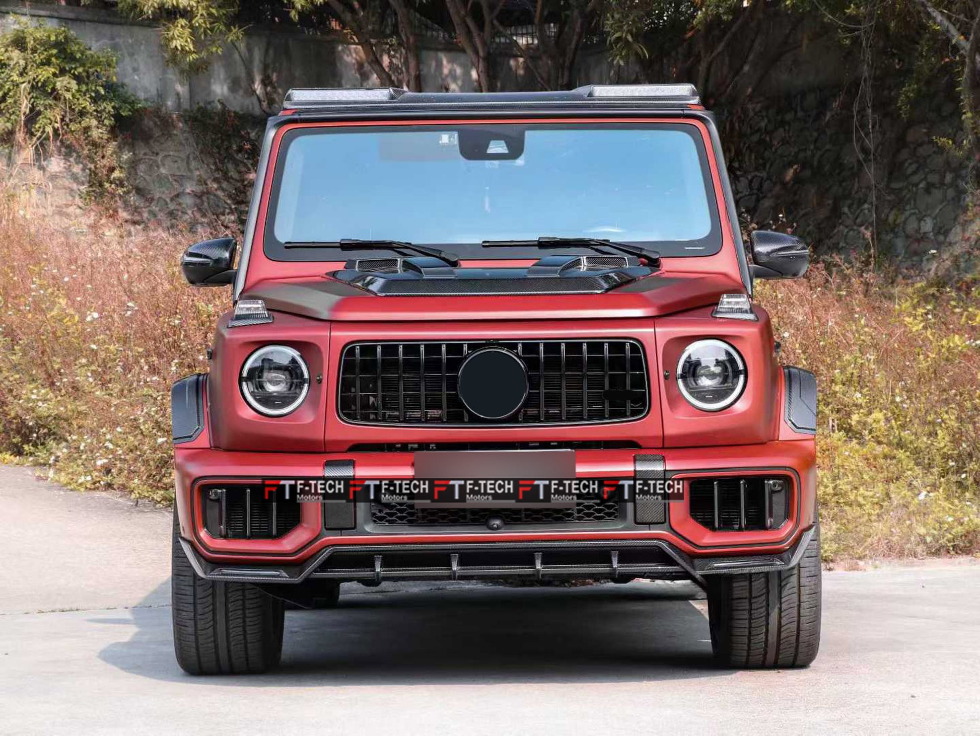 Dry Carbon Fiber Front Lip Rear Diffuser For Mercedes Benz G Class W465 G63 AMG 2025+ Top Car