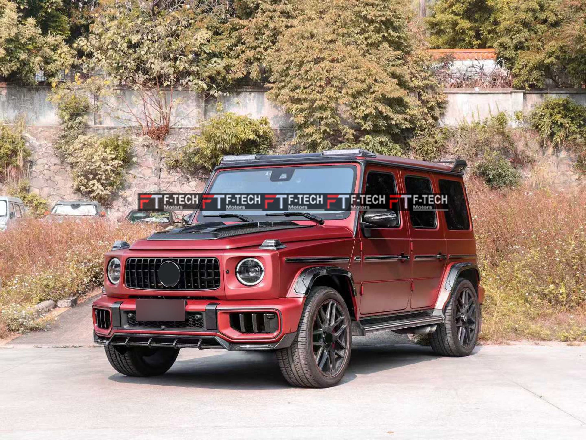 Dry Carbon Fiber Front Lip Rear Diffuser For Mercedes Benz G Class W465 G63 AMG 2025+ Top Car