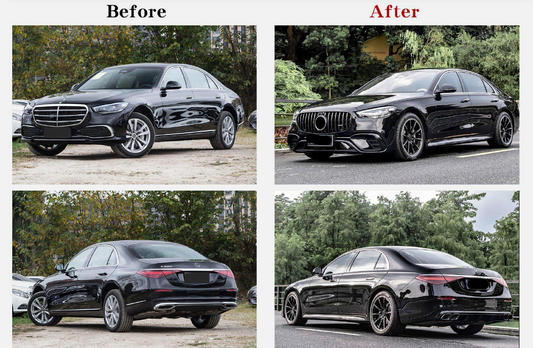 Upgrade Low Version To S63 AMG Body Kit For Mercedes Benz S Class W223 2021 - 2026