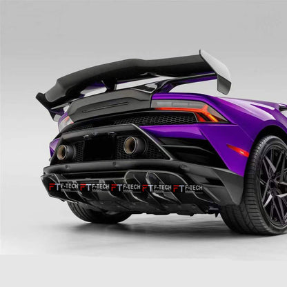 Dry Carbon Rear Spoiler Wing For Lamborghini Huracan LP580 LP610 EVO 2015+ Vorsteiner