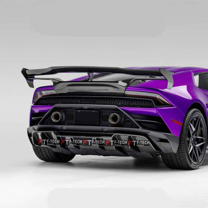 Dry Carbon Rear Spoiler Wing For Lamborghini Huracan LP580 LP610 EVO 2015+ Vorsteiner