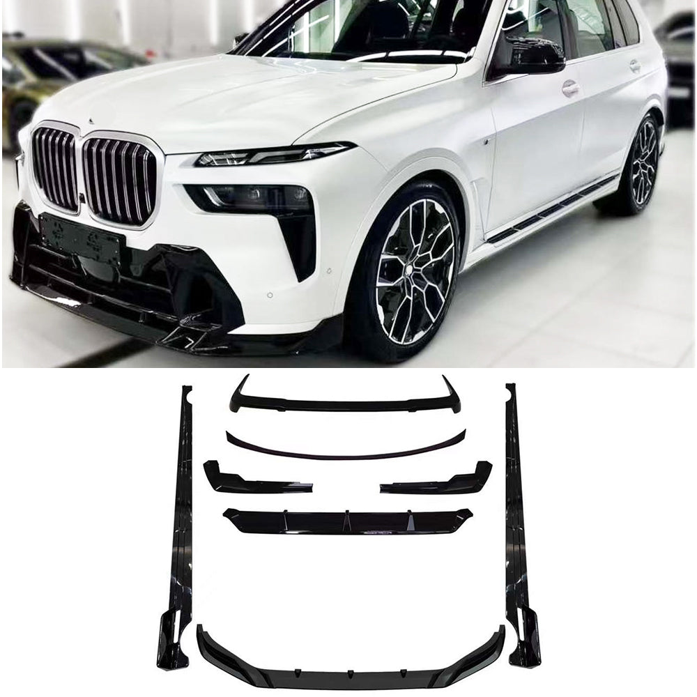 Aero body kit Black knight style fit new BMW X7 G07 LCI 2023UP