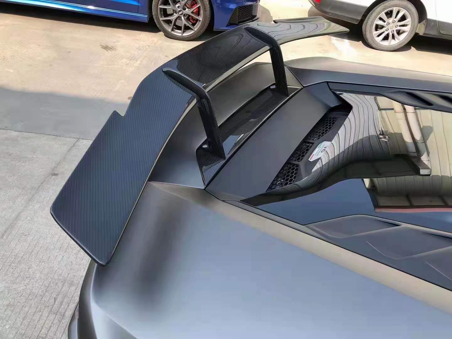 Novitec Dry carbon fiber rear spoiler wing fit Lamborghini Huracan 2014 - 2020 L580 LP610 EVO