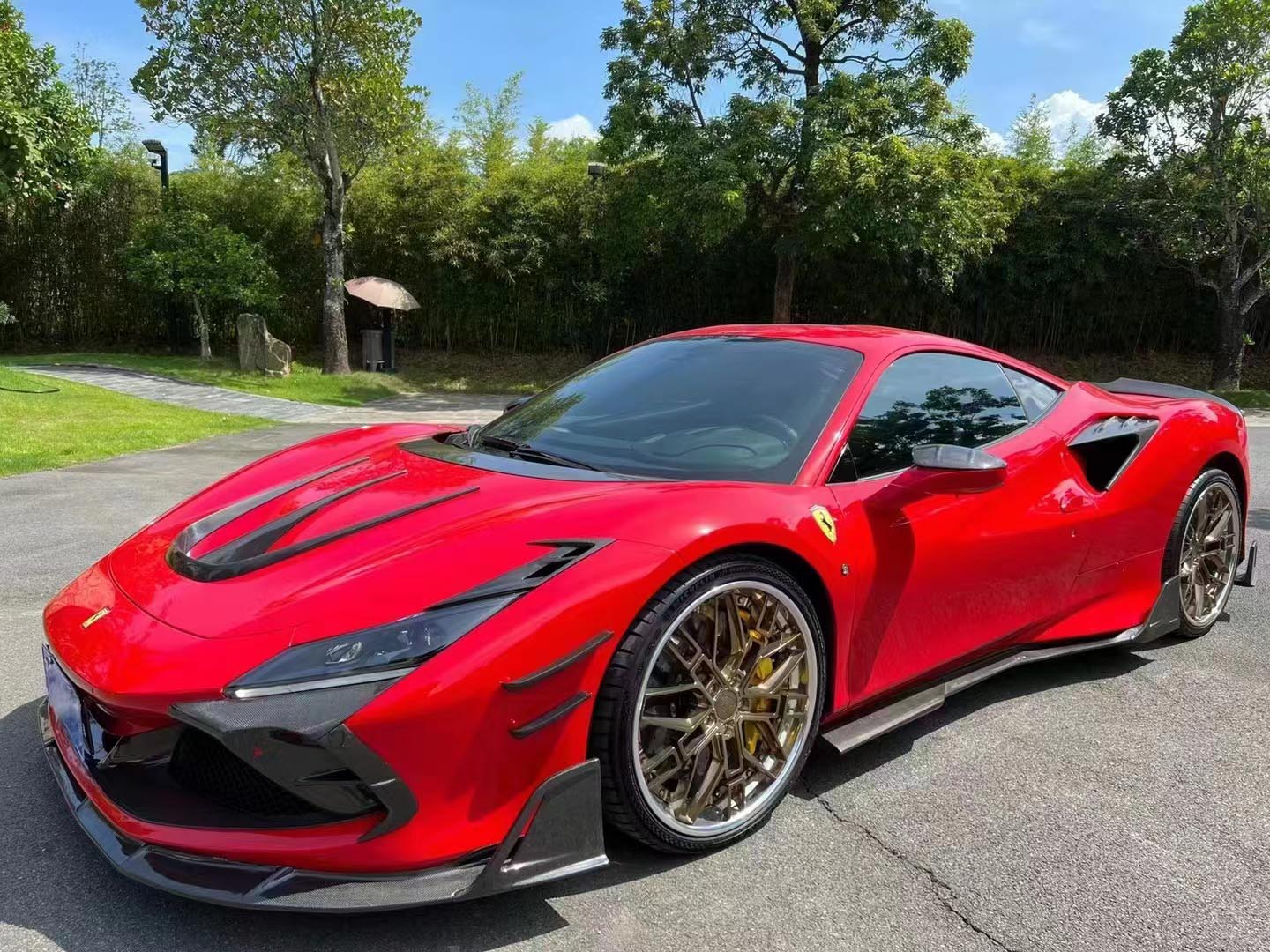 MSY carbon fiber aerodynamic upgrade body kit fit Ferrari F8 2019UP