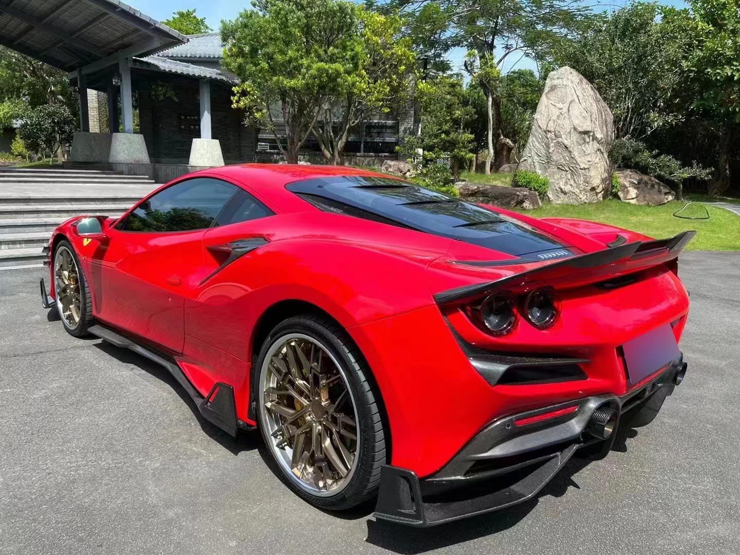 MSY carbon fiber aerodynamic upgrade body kit fit Ferrari F8 2019UP