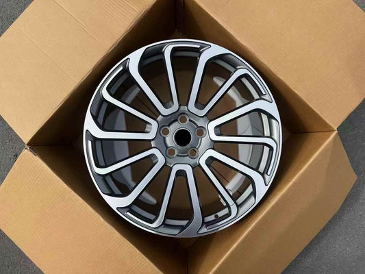Forged Wheels OEM Look For Land Rover Range Rover Vogue Sport L460 L461 2023+ black macnhied face