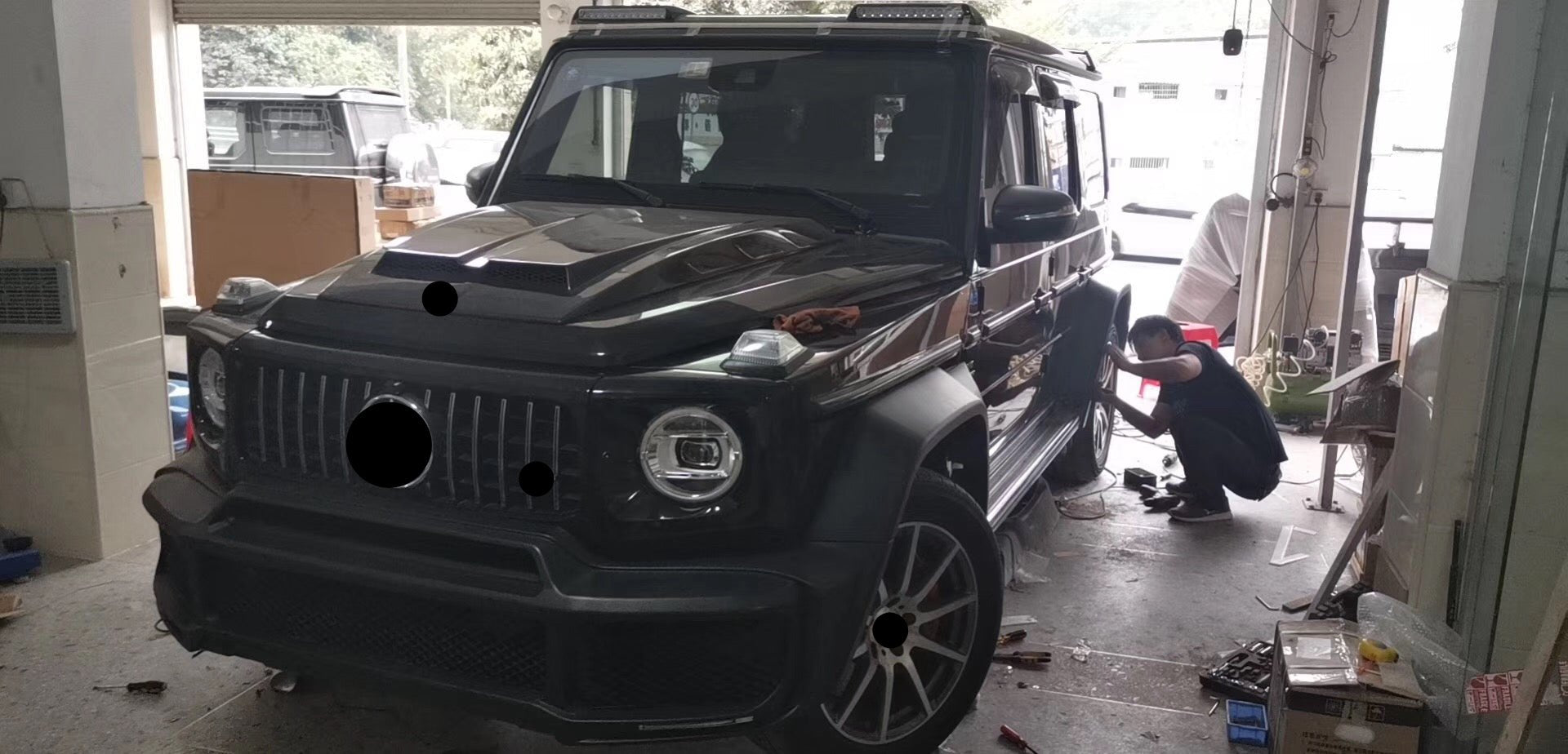 Wide body kit for Mercedes Benz G-class W463A W464 G63 G550 G350D 2019-2023 BWS 