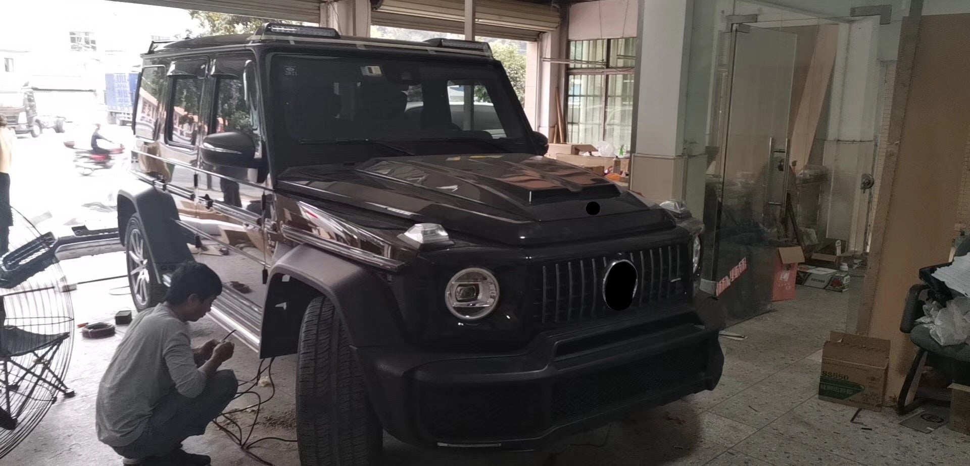 Wide body kit for Mercedes Benz G-class W463A W464 G63 G550 G350D 2019-2023 BWS 
