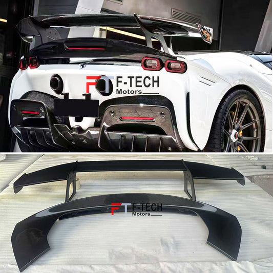 Dry Carbon Fiber Rear Wing Spoiler XX For Ferrari SF 90 Stradale 2019 - 2024