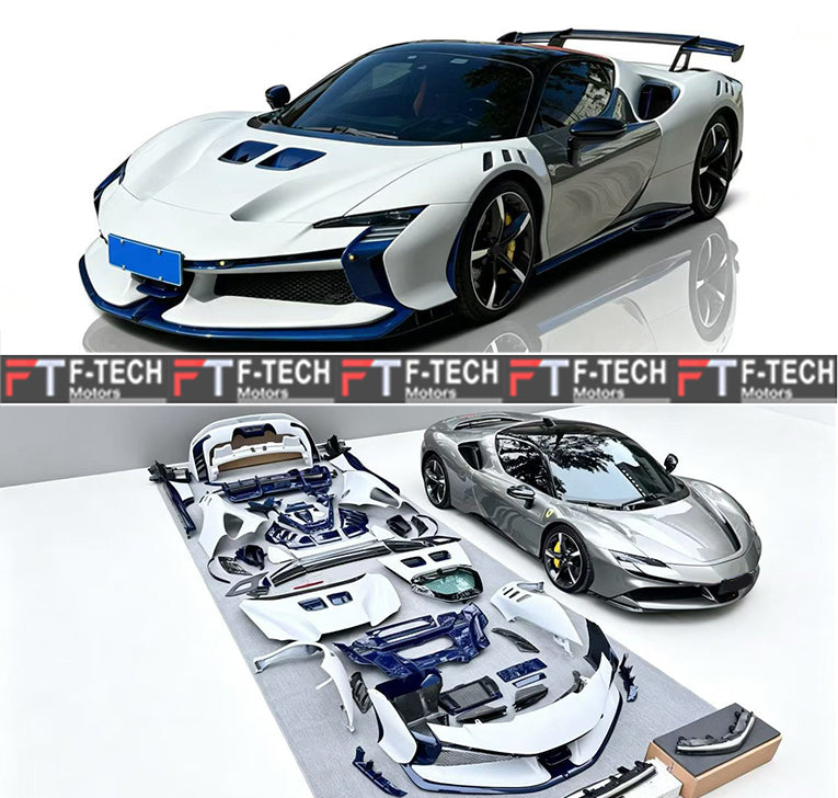 Dry Carbon Fiber Body Kit For Ferrari SF90 Stradale 2019 - 2024 XX