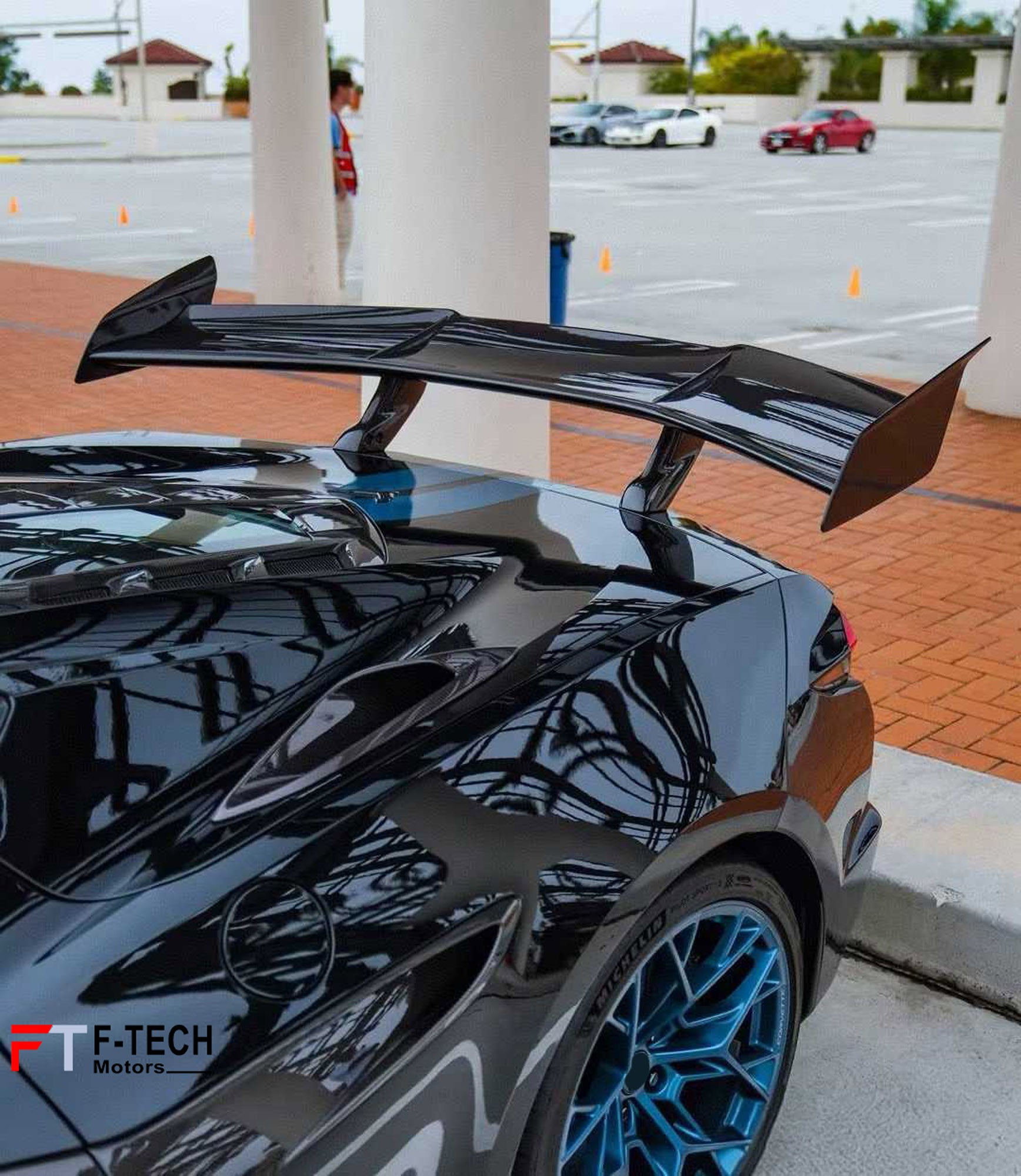 Carbon Fiber Rear Wing Spoiler For Chevrolet Corvette C8 2020+