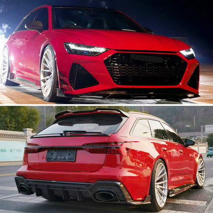 Authentic Aulena dry carbon fiber body kit fit Audi RS6 C8 2019 - 2024