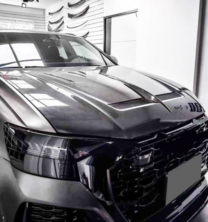 Carbon fiber hood bonnet kit for Audi RS Q8 2019 - 2023