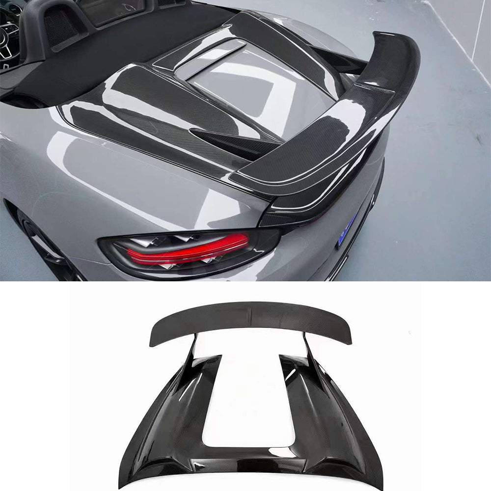 Carbon fiber trunk deck lid fit Porsche 718 Boxster 982 2016 Present