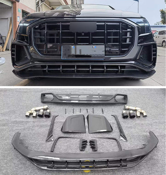 Carbon fiber body kit fit Audi Q8 2019-2023 ABT design