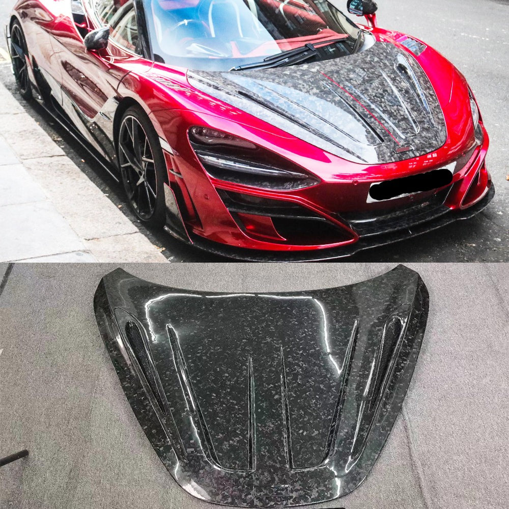 Forged carbon fiber hood kit fit McLaren 720S 2017-2023  mansory