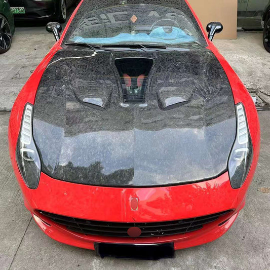 Forged carbon fiber hood bonnet kit fit Ferrari California 2015-2018