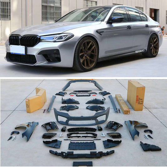 High quality BMW M5 F90 style conversion body kit fit BMW G30 G38 LCI 2020-up