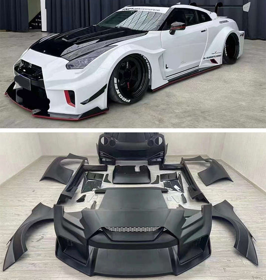 LB style body kit for Nissan GT-R 2016 Present liberty walk