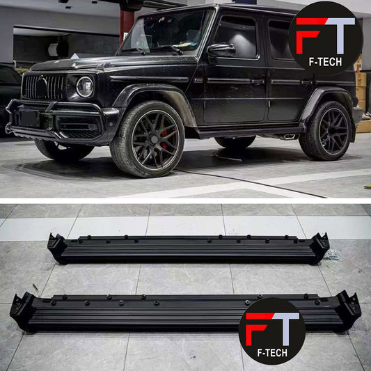 Black Side Step Bars fits Mercedes Benz G-class W464 G63 AMG 2018-2023