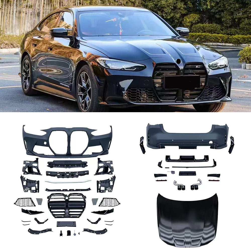 BMW M4 G82 conversion upgrade body kit fit BMW 4 Series G26 4 doors