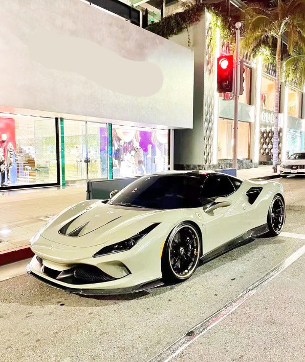 1016 industries Carbon fiber aerodynamic body kit fit Ferrari F8 2019UP Front Lip | Side Skirts | Rear Diffuser | Spoiler