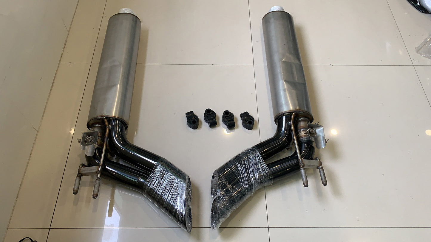 BR style exhaust system for Mercedes Benz G-class W464 W463A G63 G550 G500 2019 - 2023