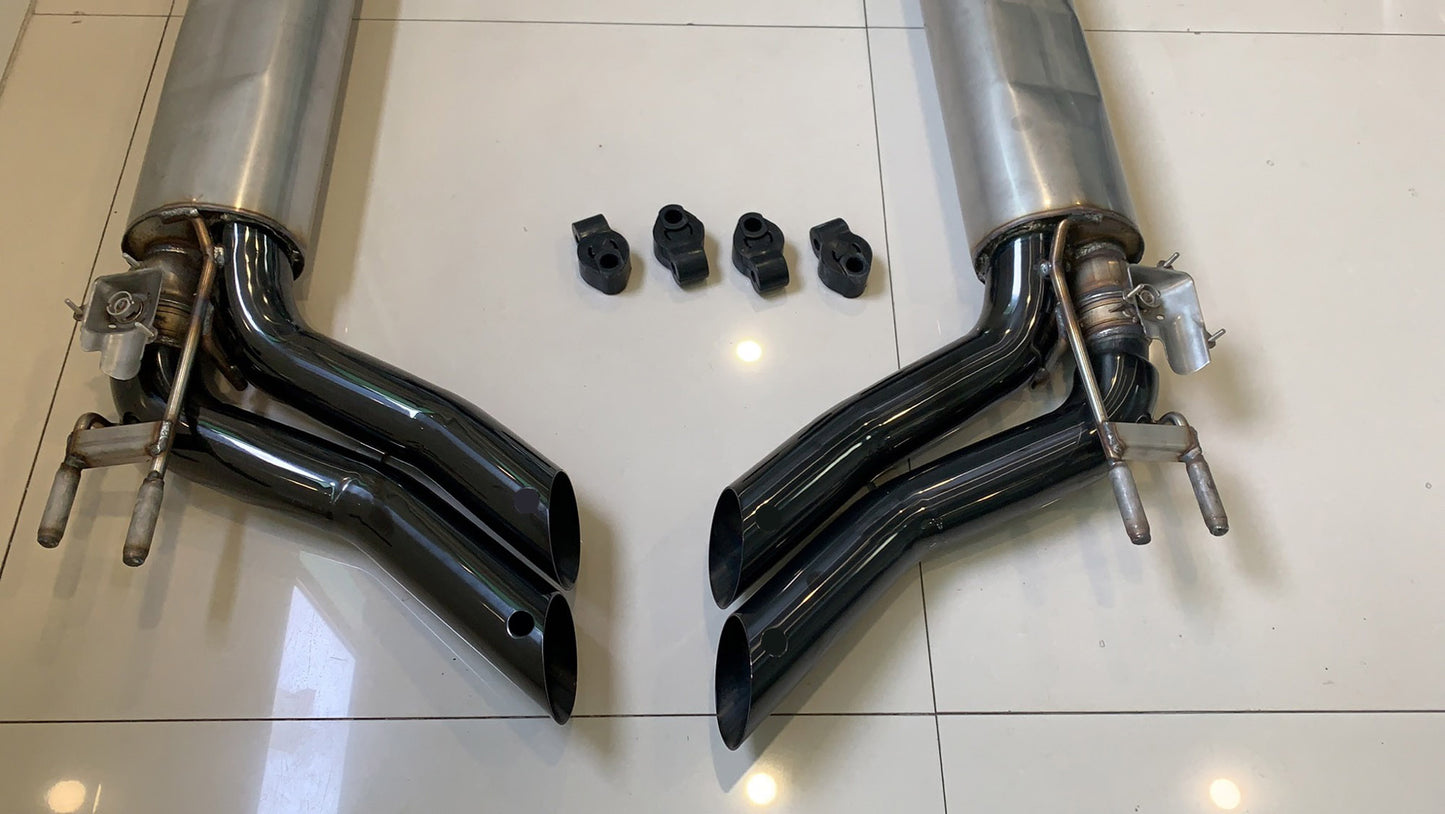 BR style exhaust system for Mercedes Benz G-class W464 W463A G63 G550 G500 2019 - 2023