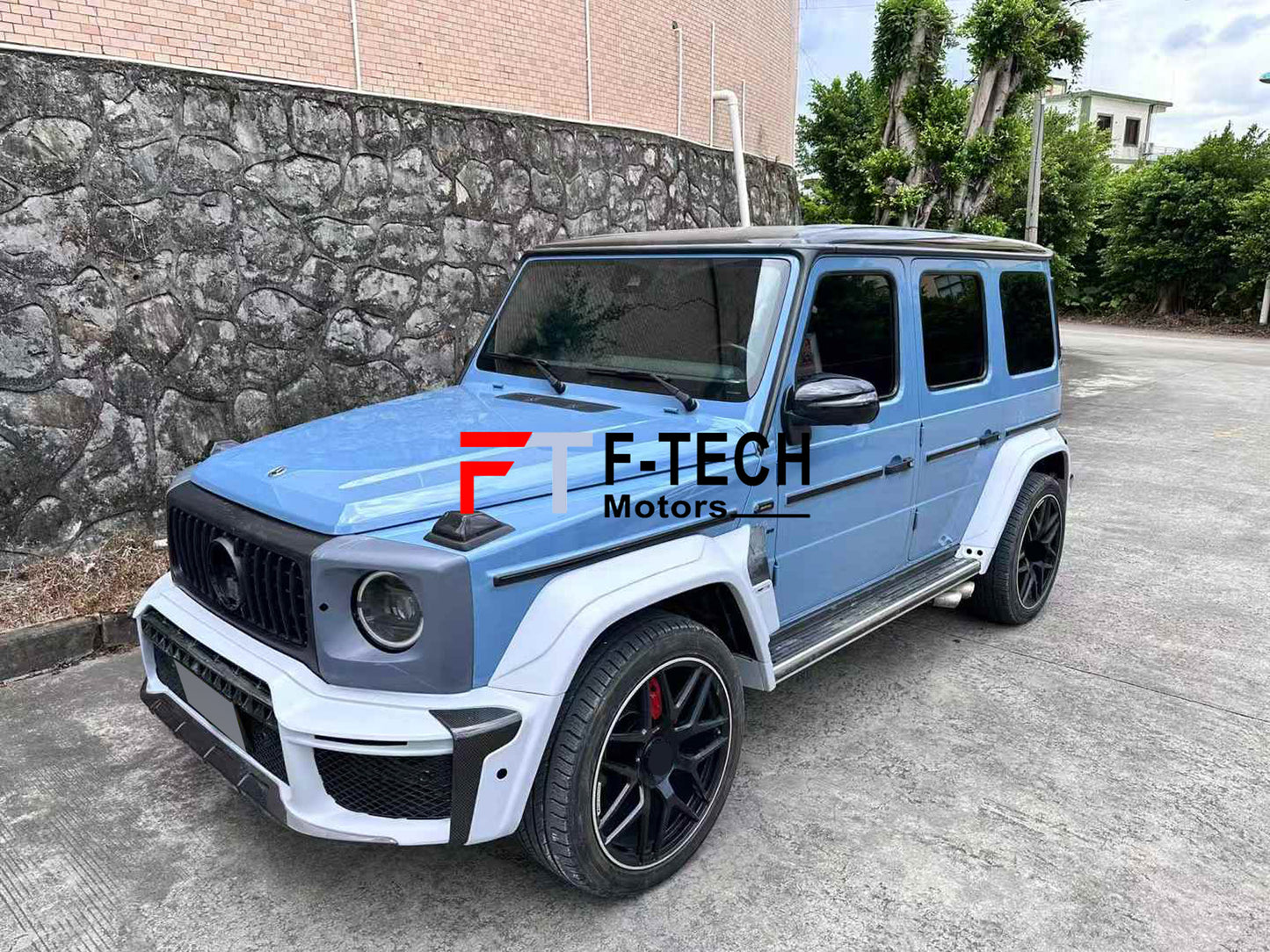 Mercedes Benz W463A W464 2018 - 2023 Convert To W465 Dry Carbon Wide Body Kit