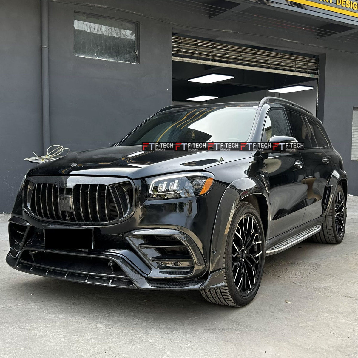 Dry Carbon Fiber Body Kit For Mercedes Benz GLS 63 AMG X167 2019 - 2023 Mansory