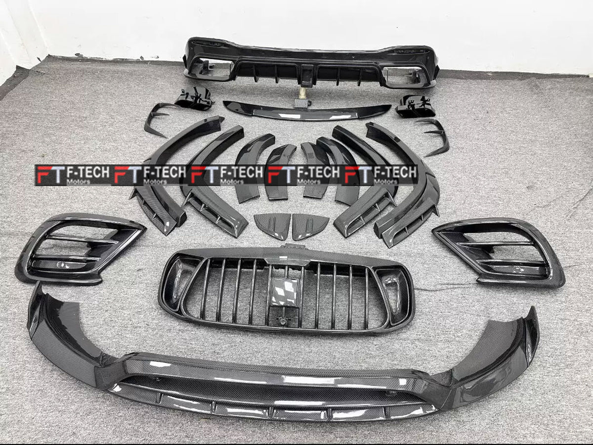 Dry Carbon Fiber Body Kit For Mercedes Benz GLS 63 AMG X167 2019 - 2023 Mansory