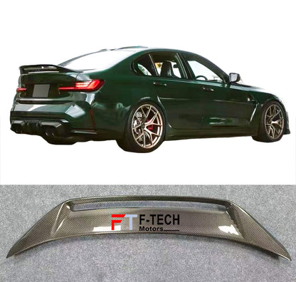 Carbon Rear Trunk Ducktail Spoiler For BMW M3 G80 2020+