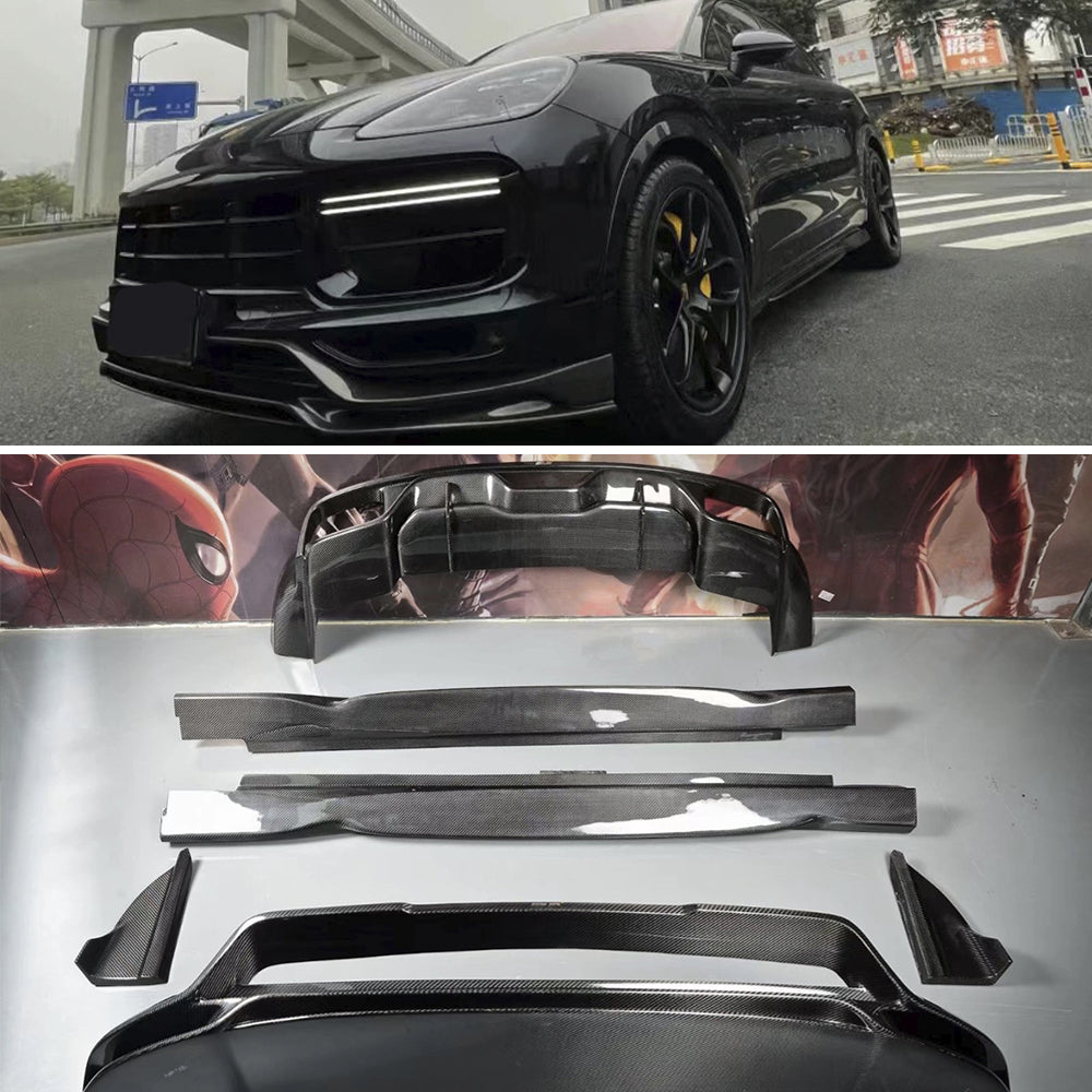 Carbon fiber body kit for Porsche Cayenne Turbo 9Y0 2018 - 2023