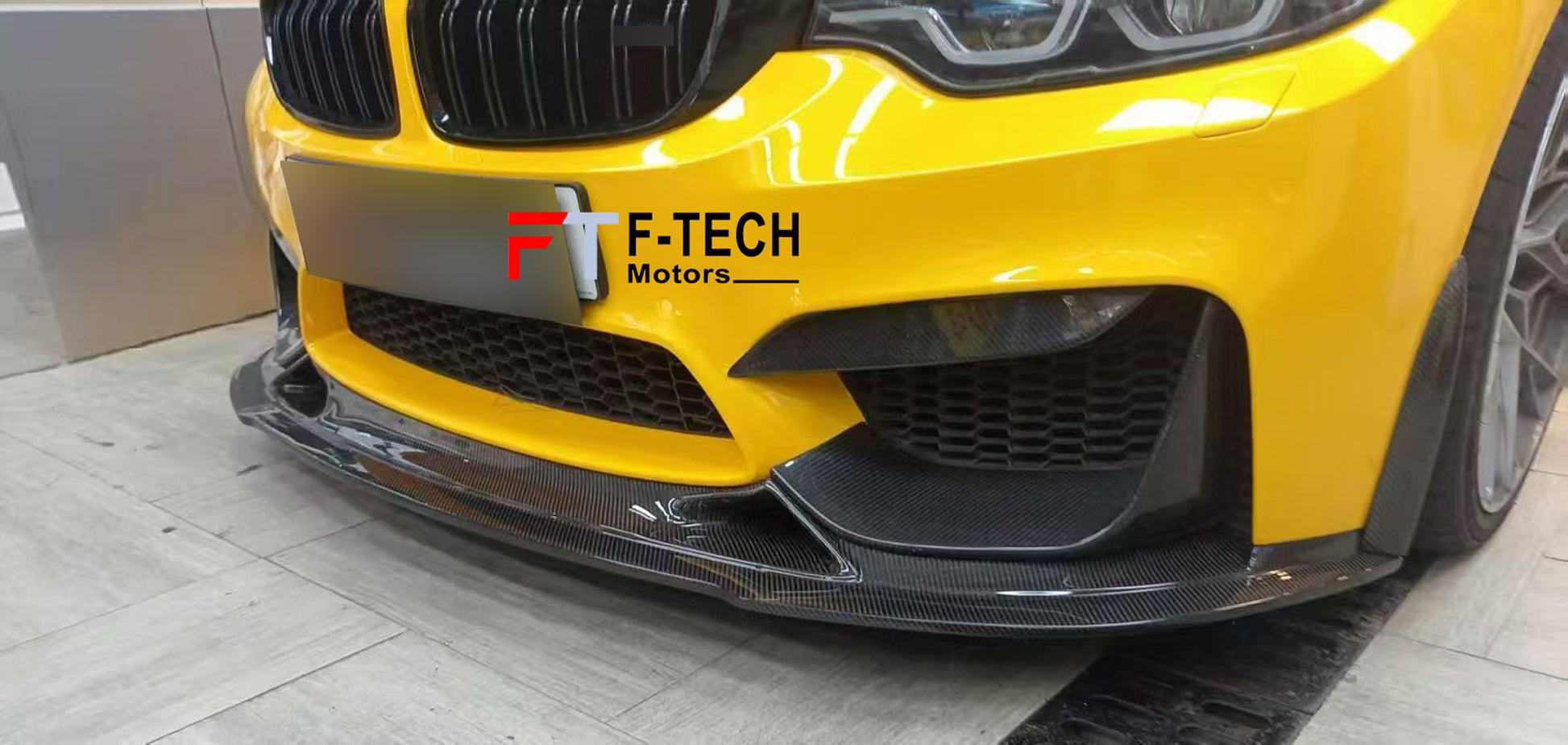 Carbon Fiber Hood Front Lip for BMW M3 F80 M4 F82 2014 - 2018