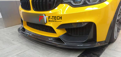 Carbon Fiber Hood Front Lip for BMW M3 F80 M4 F82 2014 - 2018
