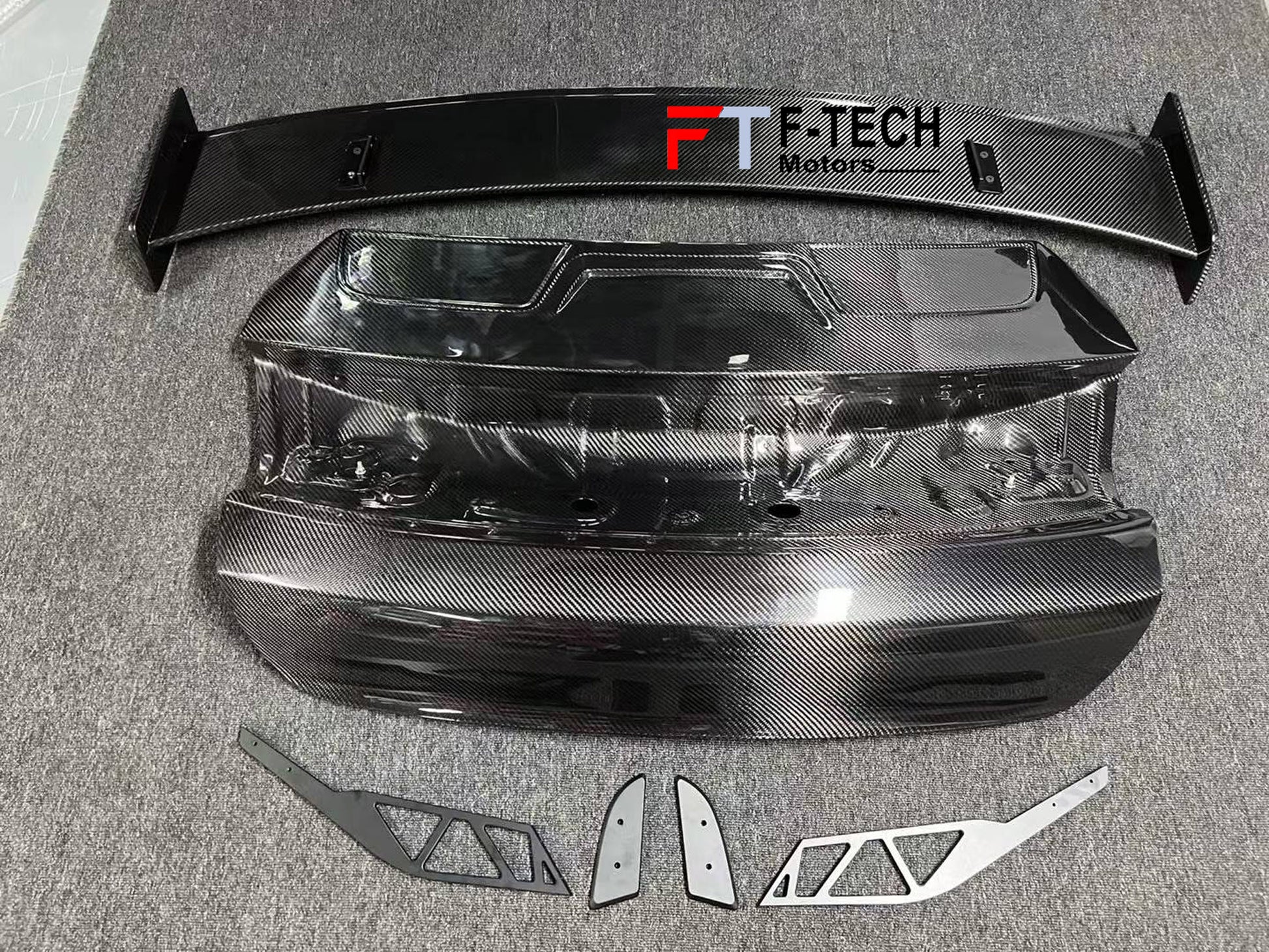 Carbon Fiber Trunk Rear Wing Spoiler For Porsche Taycan 4S Turbo S GTS 2019+