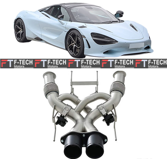 F Tech Motors X Pipe Catback Exhaust System For McLaren 750S 2023+ 4L
