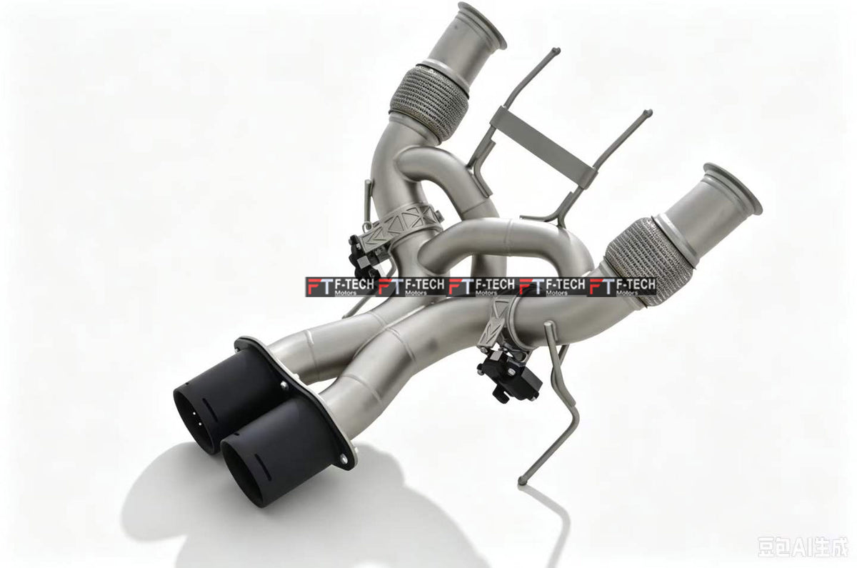 F Tech Motors X Pipe Catback Exhaust System For McLaren 750S 2023+ 4L