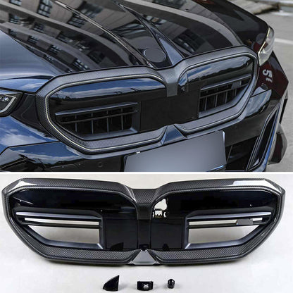 M60i style dry carbon fiber front grille for BMW 5 Series G60 G61 G68 2024+