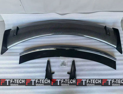 Dry Carbon Fiber Rear Wing Spoiler & Trunk Spoiler For Ford Mustang S650 2023+