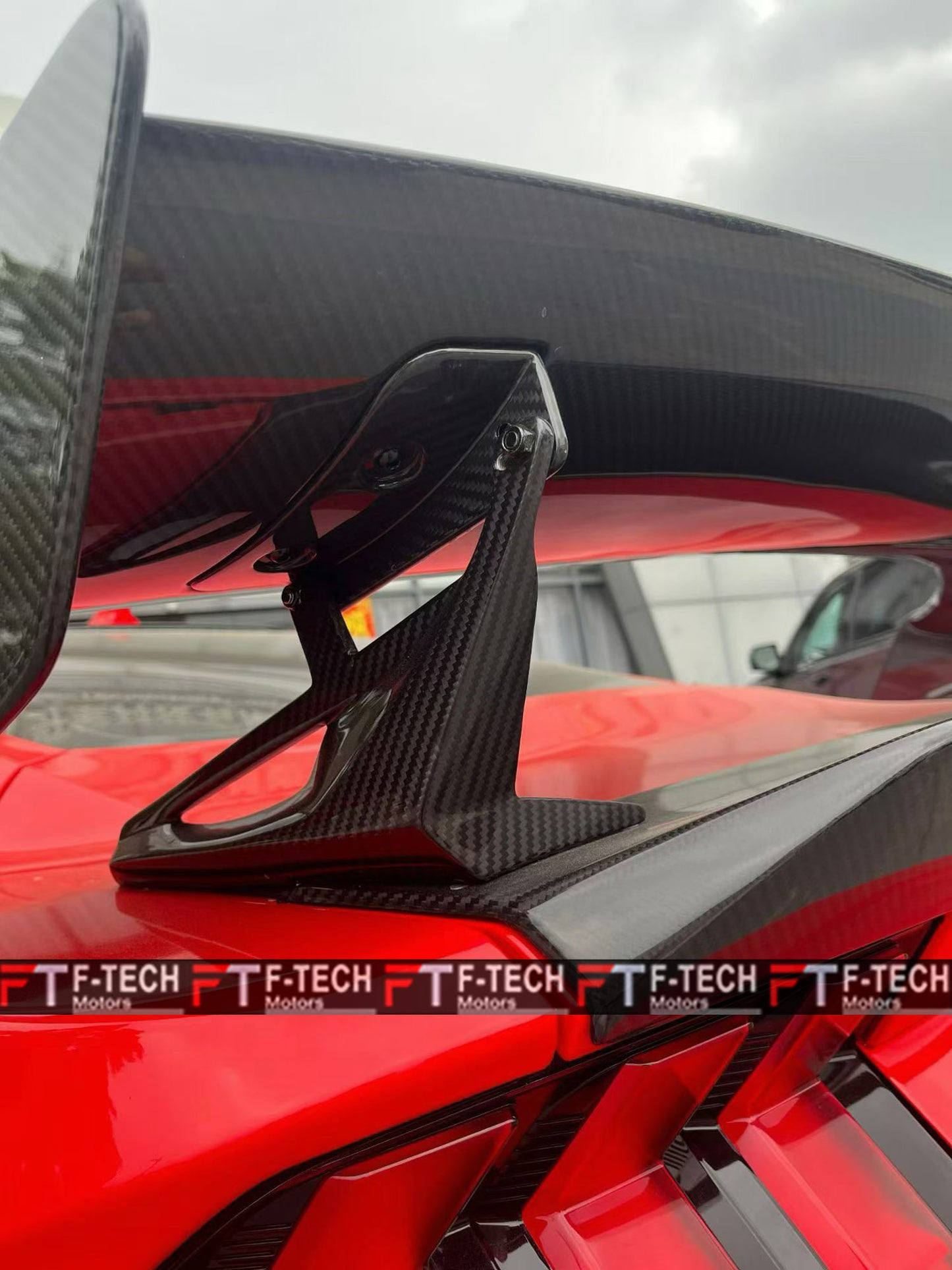 Dry Carbon Fiber Rear Wing Spoiler & Trunk Spoiler For Ford Mustang S650 2023+