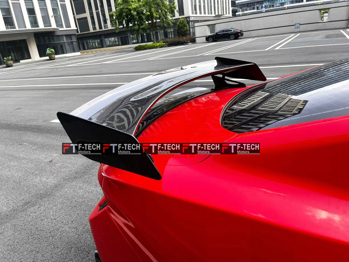 Dry Carbon Fiber Rear Wing Spoiler & Trunk Spoiler For Ford Mustang S650 2023+