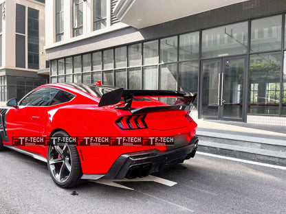 Dry Carbon Fiber Rear Wing Spoiler & Trunk Spoiler For Ford Mustang S650 2023+
