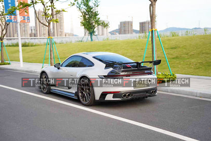 Dry Carbon Fiber Soft Kit Fit Porsche 911 992.1 Carrera 4 S 2019 - 2024  Techart Sport