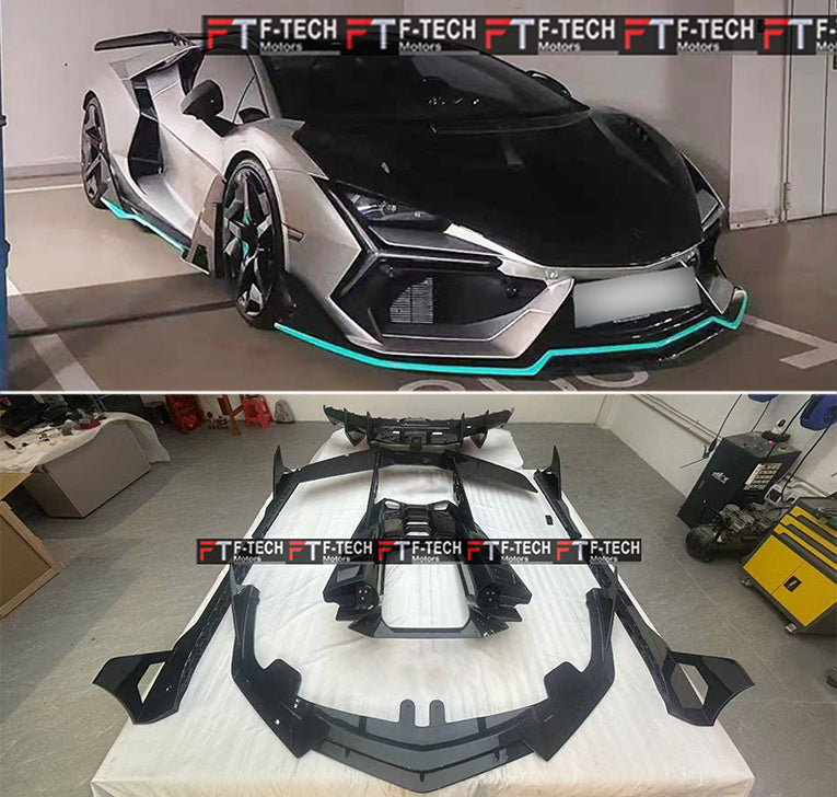 Dry Carbon Fiber Aero Body Kit for Lamborghini Revuelto (2024+) Duke