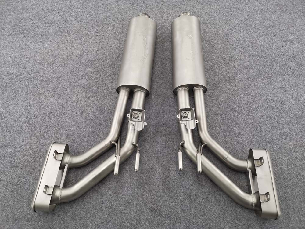 Akrapovic style exhaust system fit Mercedes Benz G-class W464 W463A G63 G550 G500 2019-2023 3L